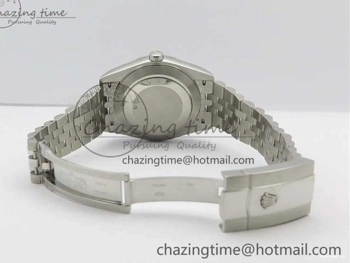 1219 DateJust 41mm 126334 SS BP Maker 1:1 Best Edition New Version Gray Roman Dial on Jubilee Bracelet Reliable 3035